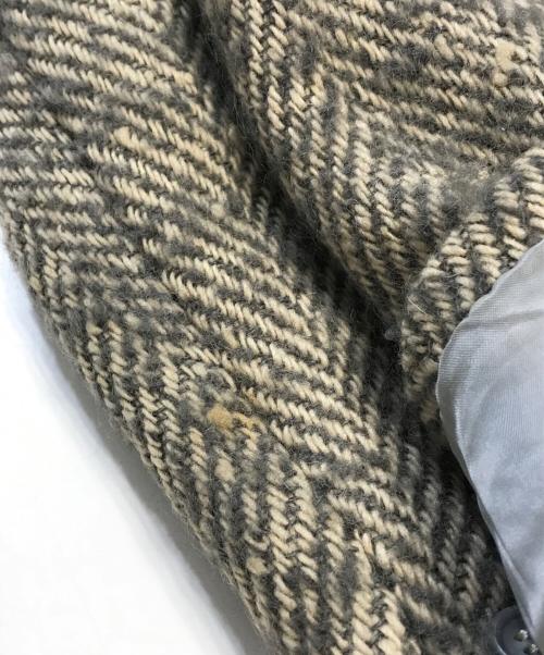 Y's for men（ワイズフォーメン）Y'S for men (ワイズフォーメン) ツイードテーラードジャケット ベージュ×グレー サイズ:Sの古着・服飾アイテム