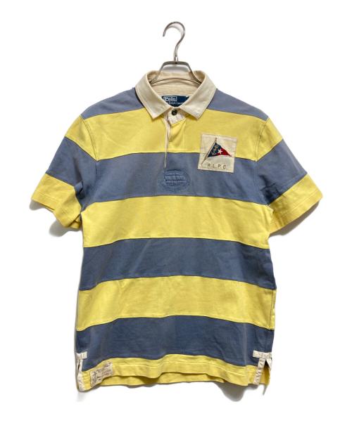 POLO RALPH LAUREN（ポロ・ラルフローレン）POLO RALPH LAUREN (ポロ・ラルフローレン) ボーダーポロシャツ イエロー サイズ:Mの古着・服飾アイテム