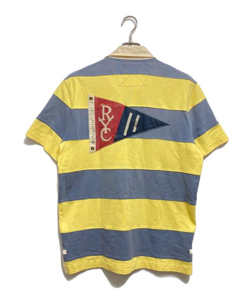POLO RALPH LAUREN（ポロ・ラルフローレン）POLO RALPH LAUREN (ポロ・ラルフローレン) ボーダーポロシャツ イエロー サイズ:Mの古着・服飾アイテム