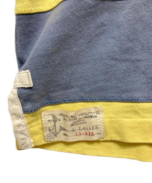 POLO RALPH LAUREN（ポロ・ラルフローレン）POLO RALPH LAUREN (ポロ・ラルフローレン) ボーダーポロシャツ イエロー サイズ:Mの古着・服飾アイテム
