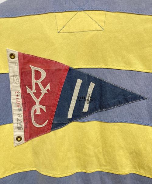 POLO RALPH LAUREN（ポロ・ラルフローレン）POLO RALPH LAUREN (ポロ・ラルフローレン) ボーダーポロシャツ イエロー サイズ:Mの古着・服飾アイテム