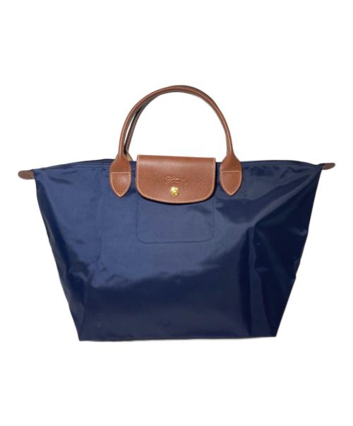 LONGCHAMP（ロンシャン）LONGCHAMP (ロンシャン) ハンドバッグ ネイビーの古着・服飾アイテム