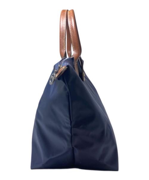 LONGCHAMP（ロンシャン）LONGCHAMP (ロンシャン) ハンドバッグ ネイビーの古着・服飾アイテム