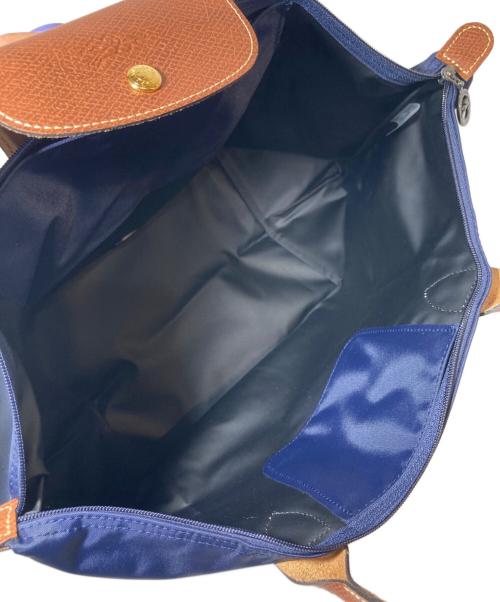 LONGCHAMP（ロンシャン）LONGCHAMP (ロンシャン) ハンドバッグ ネイビーの古着・服飾アイテム