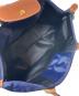 中古・古着 LONGCHAMP (ロンシャン) ハンドバッグ ネイビー：7000円