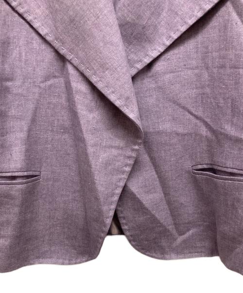 MaxMara（マックスマーラ）MaxMara (マックスマーラ) リネンジャケット ピンク サイズ:J 46の古着・服飾アイテム