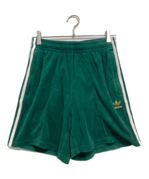 adidas Originals（アディダスオリジナル）adidas originals (アディダスオリジナル) テリーショーツ グリーン サイズ:Mの古着・服飾アイテム