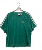 adidas Originalsアディダスオリジナル）の古着「テリーTシャツ」｜グリーン