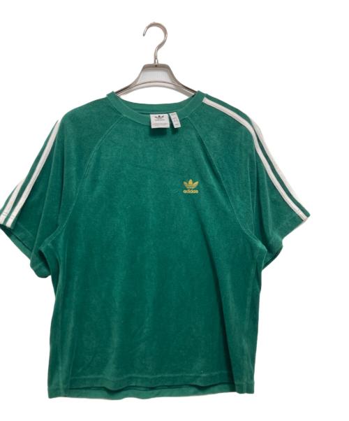 adidas Originals（アディダスオリジナル）adidas originals (アディダスオリジナル) テリーTシャツ グリーン サイズ:Sの古着・服飾アイテム