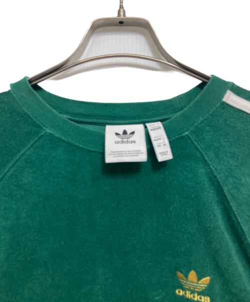 adidas Originals（アディダスオリジナル）adidas originals (アディダスオリジナル) テリーTシャツ グリーン サイズ:Sの古着・服飾アイテム