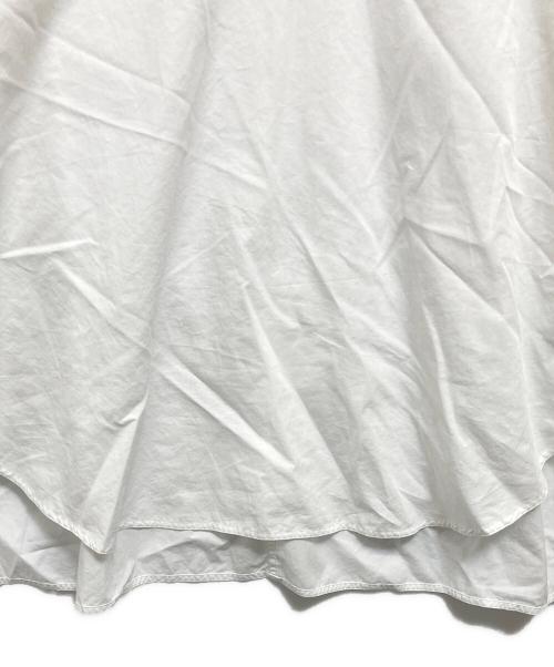 GALERIE VIE（ギャルリーヴィー）GALERIE VIE (ギャルリーヴィー) コットンツイル クルーネックドルマン プルオーバーシャツ ホワイト サイズ:Fの古着・服飾アイテム