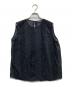 mizuiro-ind（ミズイロインド）の古着「ノースリーブブラウス」｜ブラック