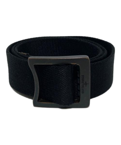 STONE ISLAND（ストーンアイランド）STONE ISLAND (ストーンアイランド) ベルト ブラックの古着・服飾アイテム