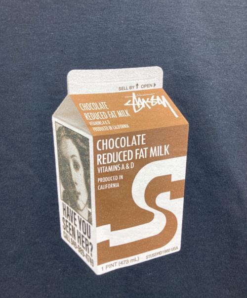 stussy（ステューシー）stussy (ステューシー) MILK TEE（ミルクティー） ブラック サイズ:Sの古着・服飾アイテム