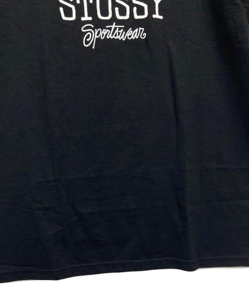 stussy（ステューシー）stussy (ステューシー) SPORTS WEAR TEE ブラック サイズ:Sの古着・服飾アイテム