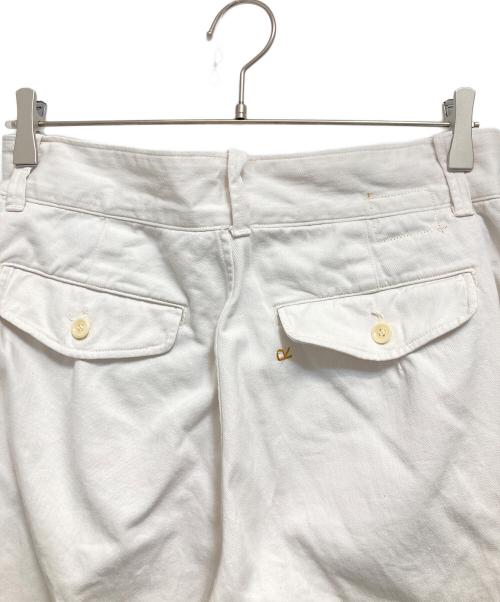 45R（フォーティファイブ・アール）45R (フォーティファイブ・アール) シャルロットバギータックパンツ ホワイト サイズ:サイズ表記無しの古着・服飾アイテム
