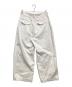 45R (フォーティファイブ・アール) シャルロットバギータックパンツ ホワイト サイズ:サイズ表記無し：7000円