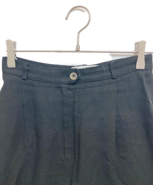 MaxMara（マックスマーラ）MaxMara (マックスマーラ) リネンパンツ ブラック サイズ:Mの古着・服飾アイテム