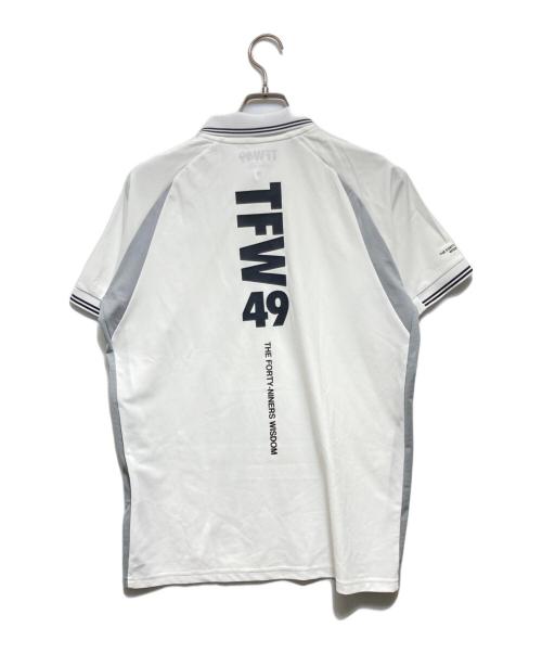 TFW49（ティーエフダブリューフォーティーナイン）TFW49 (ティーエフダブリューフォーティーナイン) ポロシャツ ホワイト サイズ:Lの古着・服飾アイテム