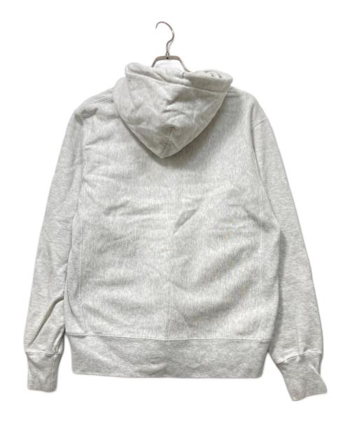 Champion REVERSE WEAVE（チャンピオン リバース ウィーブ）Champion REVERSE WEAVE (チャンピオン リバース ウィーブ) MoMA (モマ) パーカー グレー サイズ:Mの古着・服飾アイテム