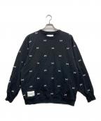 WTAPSダブルタップス）の古着「ACNE SWEATER　（アクネスウェット）」｜ブラック