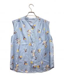 Loulou Willoughby（ルルウィルビー）の古着「総柄シャツ」｜ブルー