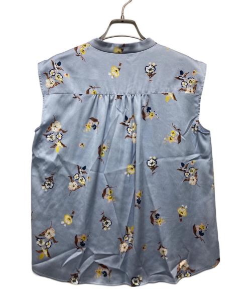 Loulou Willoughby（ルルウィルビー）Loulou Willoughby (ルルウィルビー) 総柄シャツ ブルー サイズ:Mの古着・服飾アイテム