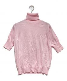 SEVEN TEN by MIHO KAWAHITO（セブン テン バイ ミホ カワヒト）の古着「半袖ニット」｜ピンク