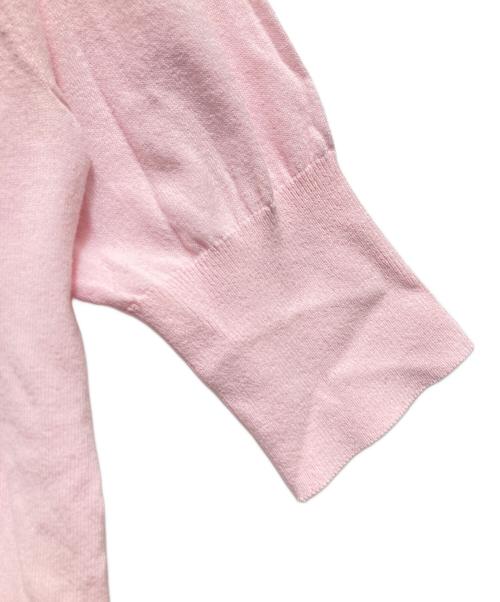 SEVEN TEN by MIHO KAWAHITO（セブン テン バイ ミホ カワヒト）SEVEN TEN by MIHO KAWAHITO (セブン テン バイ ミホ カワヒト) 半袖ニット ピンク サイズ:Sの古着・服飾アイテム