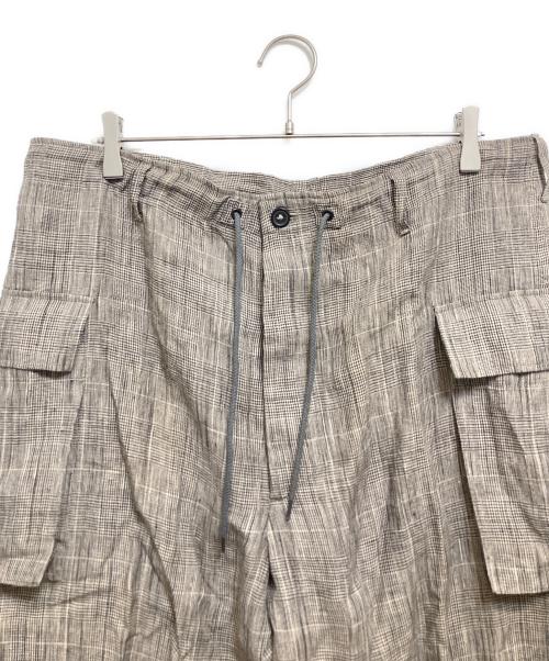 KAPTAIN SUNSHINE（キャプテンサンシャイン）KAPTAIN SUNSHINE (キャプテンサンシャイン) リネンシルクカーゴパンツ グレー サイズ:W32の古着・服飾アイテム