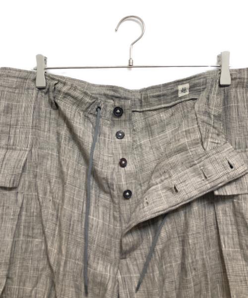 KAPTAIN SUNSHINE（キャプテンサンシャイン）KAPTAIN SUNSHINE (キャプテンサンシャイン) リネンシルクカーゴパンツ グレー サイズ:W32の古着・服飾アイテム