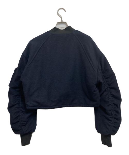 Spick and Span（スピック＆スパン）Spick and Span (スピックアンドスパン) ボリュームスリーブMA-1 ネイビー サイズ:記載なしの古着・服飾アイテム