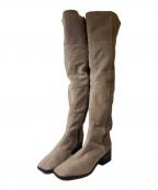 FRAY IDフレイ アイディー）の古着「ロングブーツ」｜ベージュ