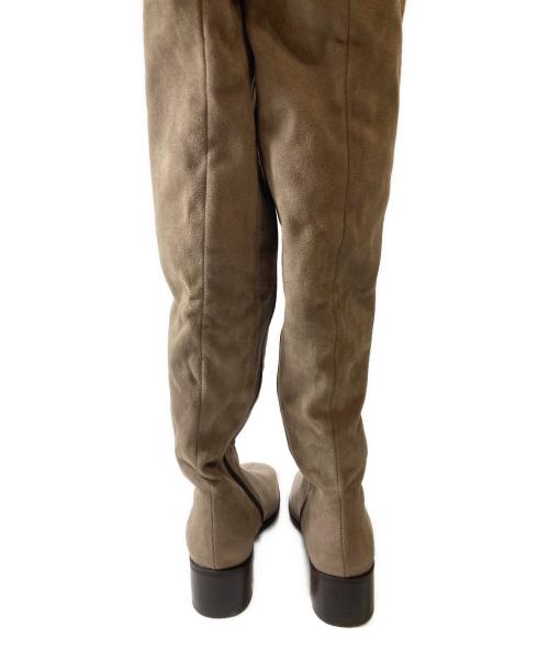 FRAY ID（フレイ アイディー）FRAY ID (フレイ アイディー) ロングブーツ ベージュ サイズ:37の古着・服飾アイテム