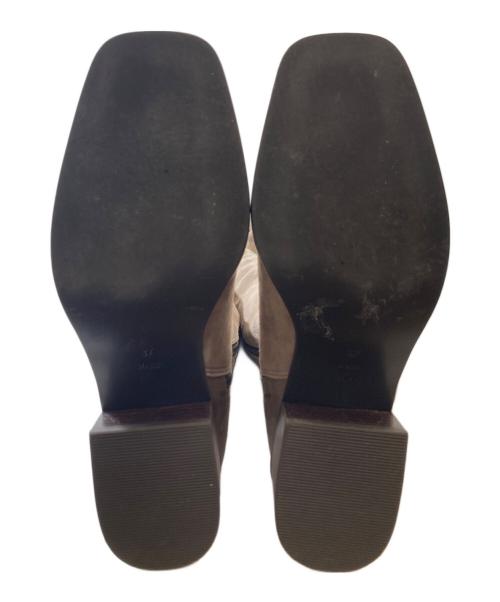 FRAY ID（フレイ アイディー）FRAY ID (フレイ アイディー) ロングブーツ ベージュ サイズ:37の古着・服飾アイテム