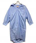 MARNIマルニ）の古着「バックギャザーデザイン ワンピース」｜ブルー