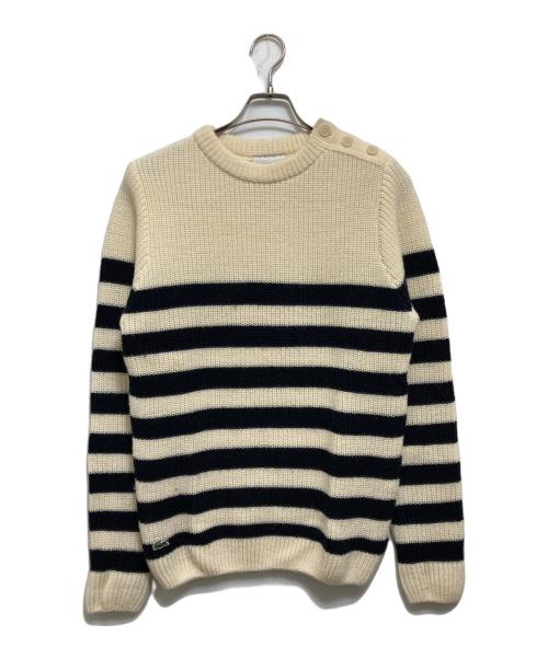 LACOSTE（ラコステ）LACOSTE (ラコステ) ニット ホワイト サイズ:2の古着・服飾アイテム