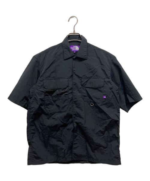 THE NORTHFACE PURPLELABEL（ザ・ノースフェイス パープルレーベル）THE NORTHFACE PURPLELABEL (ザ・ノースフェイス パープルレーベル) FIELD H/S SHIRT ブラック サイズ:XSの古着・服飾アイテム