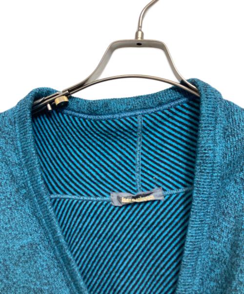 ISSEY MIYAKE（イッセイミヤケ）ISSEY MIYAKE (イッセイミヤケ) ロングカーディガン ブルー サイズ:9の古着・服飾アイテム