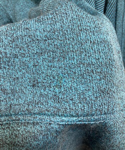 ISSEY MIYAKE（イッセイミヤケ）ISSEY MIYAKE (イッセイミヤケ) ロングカーディガン ブルー サイズ:9の古着・服飾アイテム