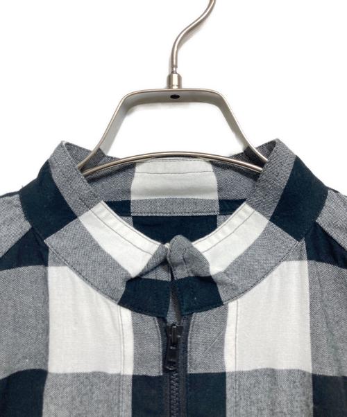 Y's（ワイズ）Y's (ワイズ) チェックシャツワンピース ホワイト サイズ:2の古着・服飾アイテム