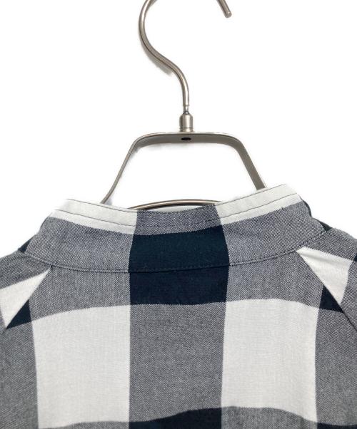 Y's（ワイズ）Y's (ワイズ) チェックシャツワンピース ホワイト サイズ:2の古着・服飾アイテム