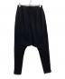 Y's (ワイズ) サルエルパンツ ブラック サイズ:2：8000円