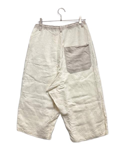 Y's（ワイズ）Y's (ワイズ) リネン切替パンツ ベージュ サイズ:1の古着・服飾アイテム