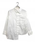 Y'sワイズ）の古着「アシンメトリーシャツ」｜ホワイト