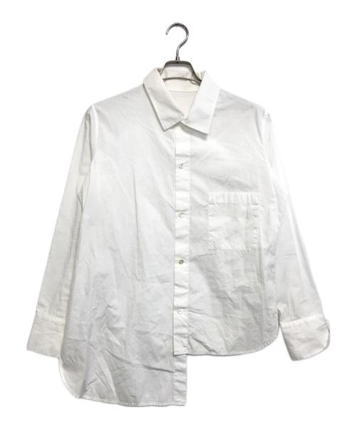 Y's（ワイズ）Y's (ワイズ) アシンメトリーシャツ ホワイト サイズ:Sの古着・服飾アイテム