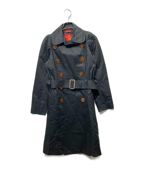 Vivienne Westwood RED LABEL（ヴィヴィアンウエストウッドレッドレーベル）Vivienne Westwood RED LABEL (ヴィヴィアンウエストウッドレッドレーベル) トレンチコート ブラック サイズ:Mの古着・服飾アイテム