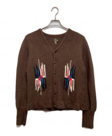 Needles（ニードルズ）の古着「V NECK CARDIGAN CHIMAYO」｜ブラウン