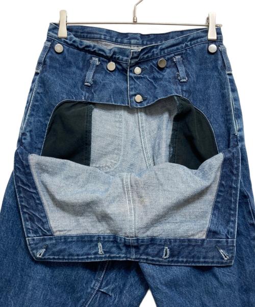 TUKI（ツキ）TUKI (ツキ) デニムクロップドパンツ インディゴ サイズ:1の古着・服飾アイテム