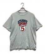 stussyステューシー）の古着「Tシャツ」｜スカイブルー